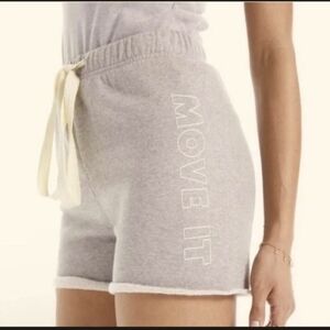 Mother The Bender Sweat Shorts XS Move It Gray CottonTerry